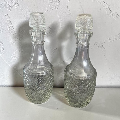 Vintage small pressed glass