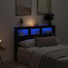 Headboard Cabinet with LED