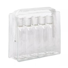 5 x 100ml Travel Flip Bottles