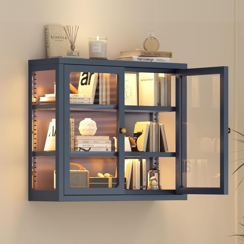 Lighted wall mounted display - mounted,