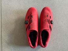 Shimano red cycle shoes size 46