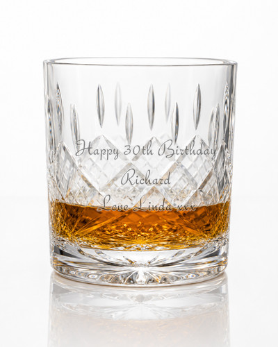 Personalised lead crystal - personalised,