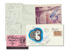 Skylab 4 'Flown in Space' Note