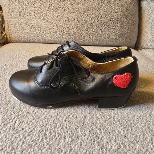 Danca black leather - danca, tap