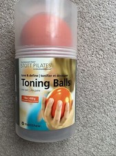 STOTT PILATES Toning Balls 2 in Pack 1lbs/450g Each Ball. New. Free P&P