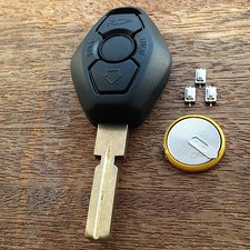 For BMW E46 E39 E38 3 5 7 Z3 M3 M5 REMOTE KEY FOB FULL REPAIR KIT with battery M