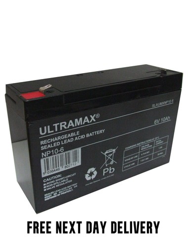 Ultra max np10 10ah - 6v,