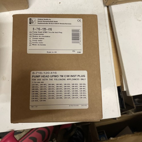 Worcester bosch sbi pump - bosch,