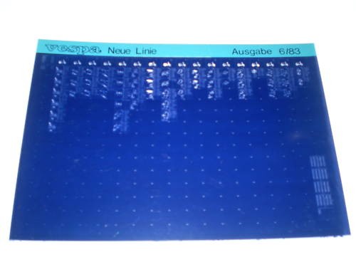 Microfiche spare parts - parts, catalog