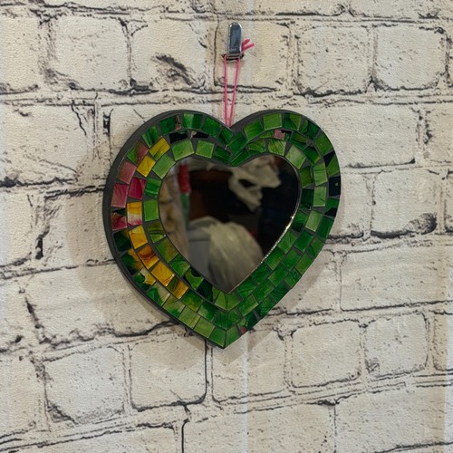 Green heart shape - green,