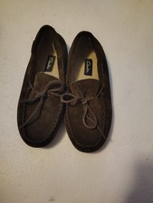 Clarks Slip-on Brown Canvas