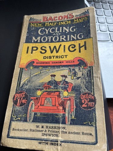 Bacon cycling motoring map - cycling,