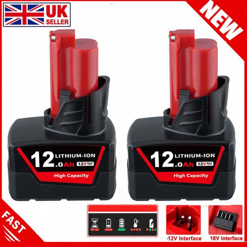 12000mah volt lithium - 2x,