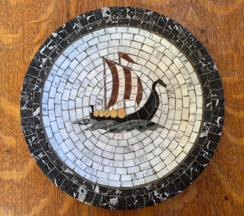 Mosaic tile pottery - tile,