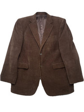 Gurteen Blazer Jacket Corduroy Brown Cord Smart Men’s Size 44 Regular