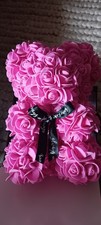 9" Flower Bear Gift- Pink-