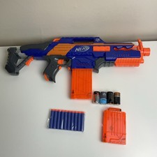 Nerf Rapidstrike CS-18 N-Strike Elite Blaster Toy Working with Magazine & Darts