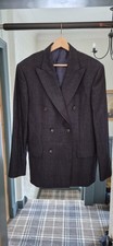 Hawes & Curtis Double Breasted Navy Blazer 40 Wool