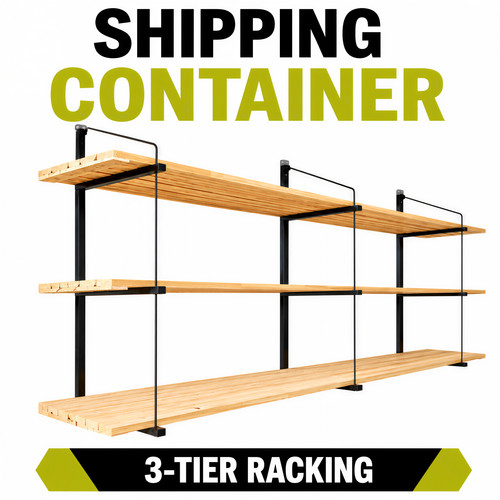 Shipping container shelving - container,