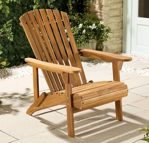 Hudson adirondack chair acacia - hudson,
