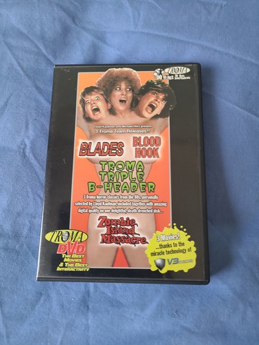 Troma triple header dvd blades - troma,