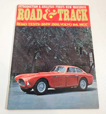 1969 Road And Track Magazine May BMW 2500 Volvo 164 MGC Vintage Automotive