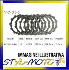 CLUTCH DISC KIT CORK VESRAH SUZUKI GSF 600 S Bandit 600 600 2004