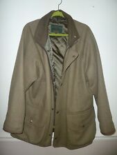Chrysalis Country Clothing mens green 100% wool tweed coat size M 48" chest