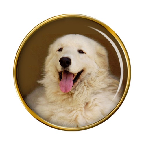 Kuvasz dog lapel - kuvasz, pin