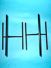 METAL PLANT STANDS 2 X, Black