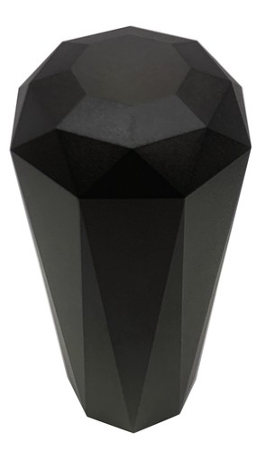 Black gear knob tall - black, for