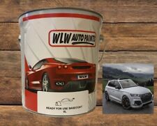 FOR VW FOR AUDI GLACIER WHITE MET LS9R 2K SOLVENT BASECOAT CAR PAINT MIX READY