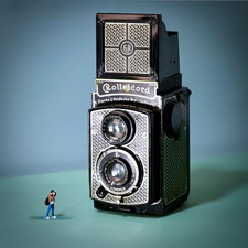 Rolleicord Art Deco with Carl