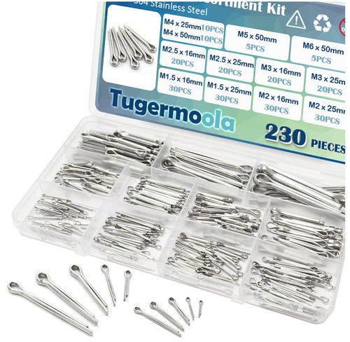 230pcs cotter pins - cotter, assortment
