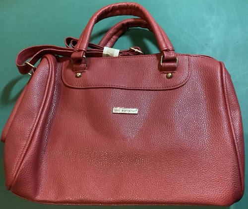 Deep red shoulder hand - shoulder/hand, bag