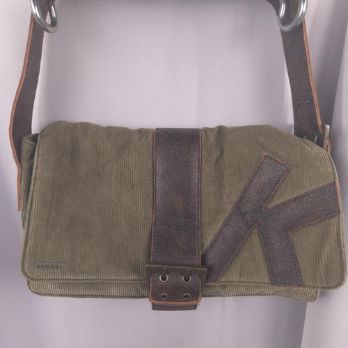 Y2k kangol cord shoulder bag - kangol,