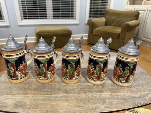 Set german lidded - of, beer