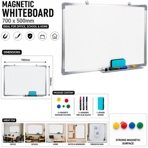 Magnetic whiteboard large - magnetic,