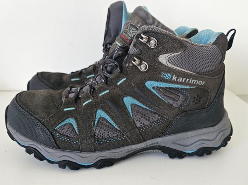 Grey leather women walking - grey,