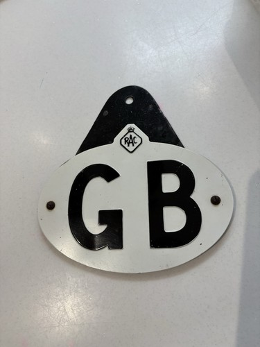 Vintage rac touring plate - vintage,
