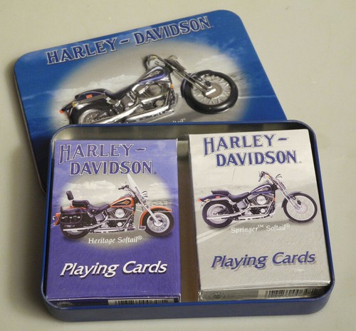 Harley davidson playing cards - playing,
