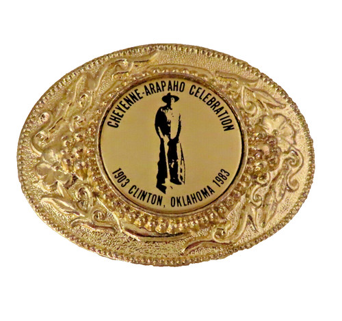 Vintage belt buckle cheyenne - belt,