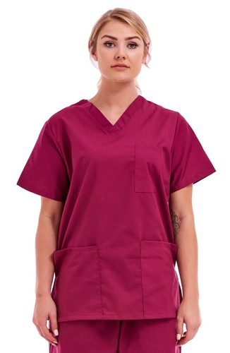 Scrub tunic top unisex - tunic,