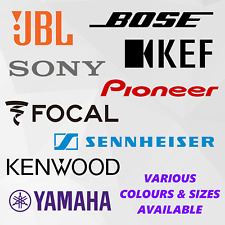 3 x Audio Sound Vinyl Stickers/Decals OF YOUR CHOICE