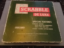 Scrabble De Luxe Board Game