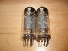 2 * Telefunken EL95 Valves -