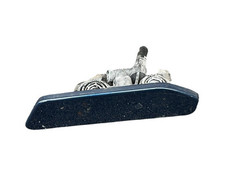 BMW E46 Facelift Coupe Convertible Headlight Washer Jet Trim Cover Left Blue