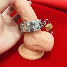 Steel Chastity Device Ring 2