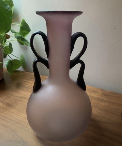 Hand blown lilac - hand-blown, glass