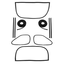 Escort Mk2 Complete Window Rubber Seal Set for 5-Pc Poly Windows Rally Kit